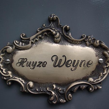 B&B Huyze Weyne Bruggy Exteriér fotografie